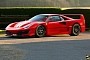 Ferrari F40 With a Pista Nose Swap Is a Round Peg in a Square Hole
