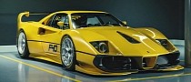 Ferrari F40 With Modern GTE and Challenge DNA Is Not for the Digital Faint of Heart