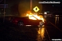 Ferrari F430 Catches Fire After Crash in Mexico