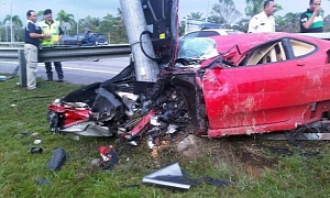 Ferrari F430 Extreme Crash in Malaysia