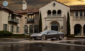 Ferrari F430 on Modulare Wheels: Photo Shoot