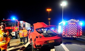 Ferrari F430 Scuderia Crashed Near Spa Francorchamps