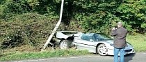 Ferrari F50 Crash Is One of the Most Expensive in the UK