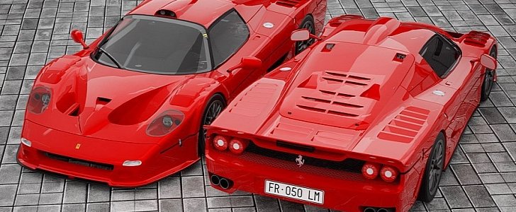 Ferrari F50 Longtail Rendered