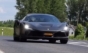 Ferrari F8 Tributo Sounds Insane With Novitec Downpipes, Power Is Unhindered