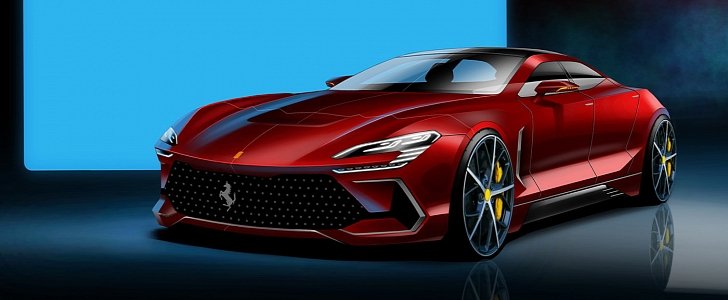 Ferrari F9 renderig