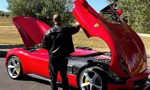 Ferrari Fan Swizz Beatz Shows His Monza SP1 Opened Up Like a Transformer