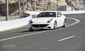 Ferrari FF Driven on Jebel Hafeet Mountain Road: the Pictures