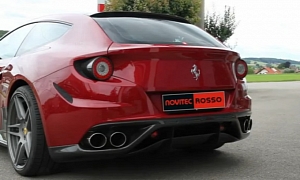 Ferrari FF Exhaust by Novitec Rosso