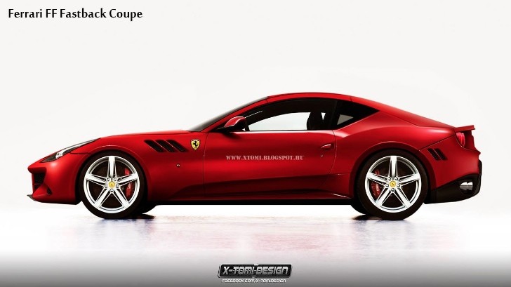 Ferrari FF Fastback Coupe Rendered