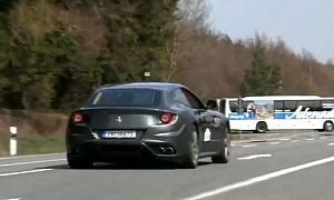 Ferrari FF Plays with Other Supercars