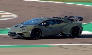 Ferrari Gets Its Hands on the Lamborghini Huracan STO, Tests the Hell Out of It at Fiorano