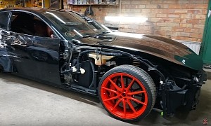 Ferrari GTC4 Lusso Wreck Gets Fixed by Russian Mechanic