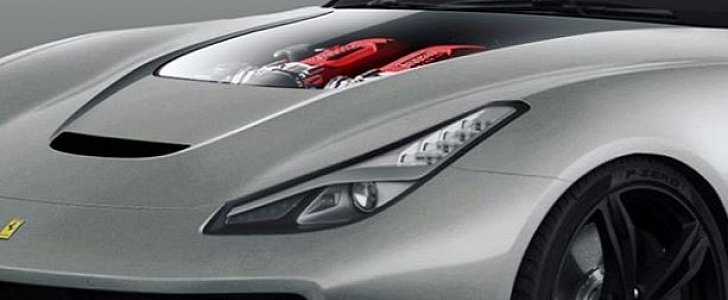Ferrari GTC4Lusso T Gets Transparent Engine Cover