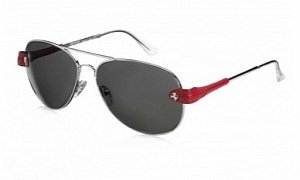 Ferrari GTO Silver-Red Leather Sunglasses Are the Perfect Valentine’s Gift