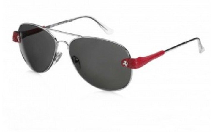 Ferrari GTO Silver-Red Leather Sunglasses Is the Perfect Valentine’s Gift 