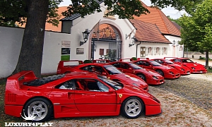 Ferrari Heaven Is a Six Pack of F40 Supercars