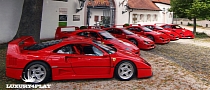 Ferrari Heaven Is a Six Pack of F40 Supercars