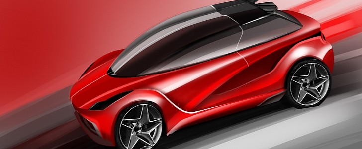 Ferrari hothatch rendering
