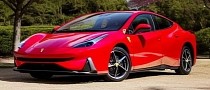 Ferrari Hybrid Family Car Breaks CGI Cover Looking Just Like the 2023 Toyota Prius