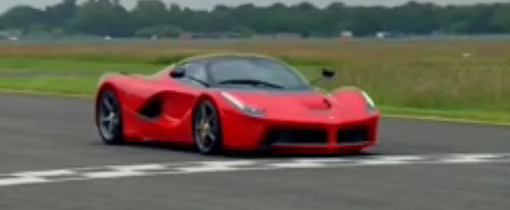 Ferrari LaFerrari on the Top Gear Track