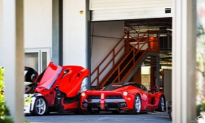Ferrari LaFerrari Twins Spotted in Maranello