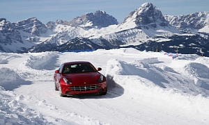 Ferrari Offers Winter Driving Lessons in Aspen for FF Owners