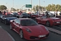 Ferrari Parade Drinks Petrol to UAE's 40th National Day