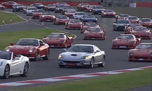 Ferrari Parade: New World Record Set at Silverstone <span>· Video</span>