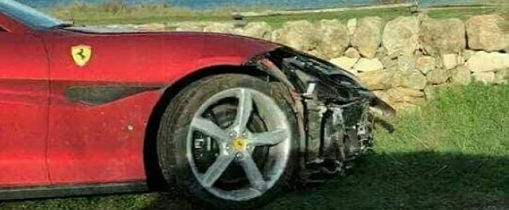 Ferrari Portofino First Crash
