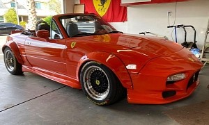 Ferrari Portofino’s Baby Brother Spotted in California Looking Like a Mazda Miata