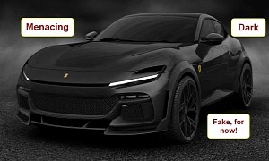 Ferrari Purosangue Black Edition CGI-Threatens Rolls’ Black Badge Domination