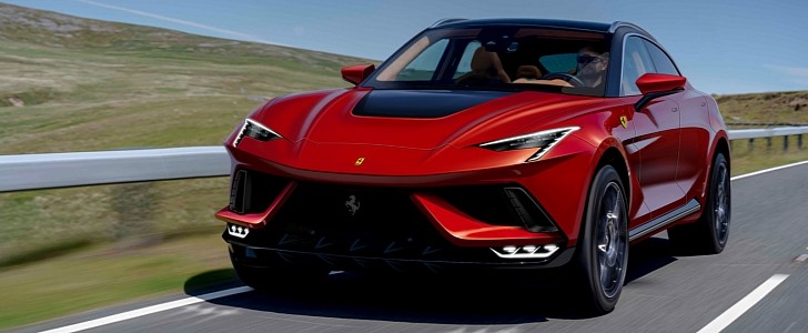 Ferrari Purosangue rendering