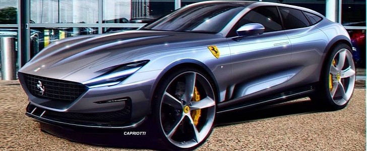 Ferrari Purosangue rendering