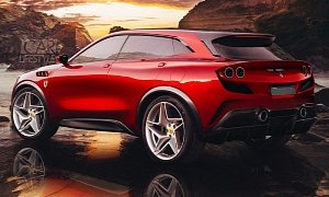 Ferrari Purosangue SUV Rendered, Looks Like a Lamborghini