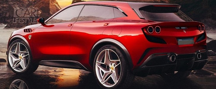 Ferrari Purosangue Suv Rendered Looks Like A Lamborghini Autoevolution