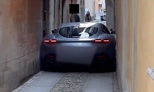 Ferrari Roma Driver Discovers Not All Roads Lead to Rome, Gets Stuck