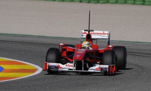 Ferrari's Massa Tops Morning Sheets in Valencia