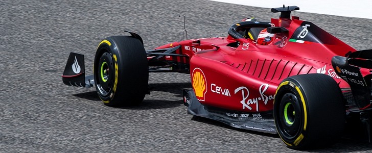 Scuderia Ferrari F1-75 car