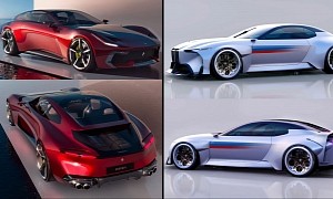 Ferrari SB12 GTC, BMW Z6 M Heirs to GTC4Lusso and 6 Series Show the Power of Imagination
