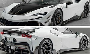 Ferrari SF90 Falls Into the Mansory Pit, Emerges With a "Super Soft Kit"