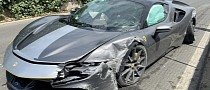Ferrari SF90 With Assetto Fiorano Package Meets Its End on Narrow Italian Road