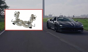 Ferrari SF90 With Novitec Exhaust and Sports Cats Sounds Pretty Rad for a Turbocharged V8