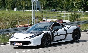 Ferrari Spied Testing Turbocharged 458, Here Are the Details