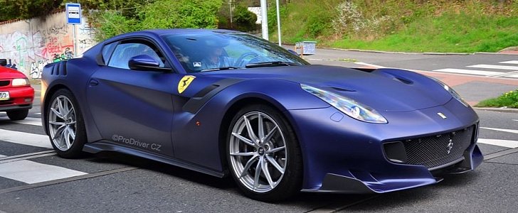 Ferrari Tailor Made F12 TDF Dressed in Blu Opaco