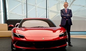 Ferrari Top Man Vigna to Outline Automaker's Roadmap Into an Electric Future on Thursday