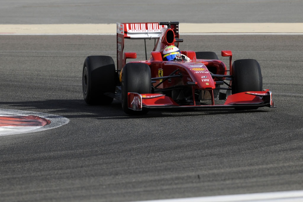 Ferrari's Felipe Massa has a successful day of testing in Bahrain