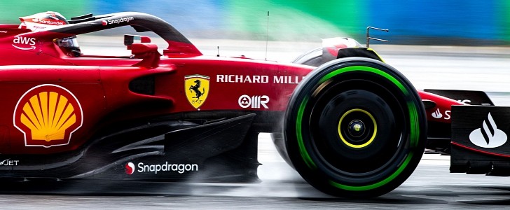 Scuderia Ferrari F1-75 race car