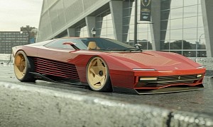 Ferrari “zero_three” Concept Doesn't Want Anyone to Think About Iconic Testarossa