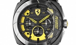 Ferrari’s New Chronograph Is Inspired by the Diffuser on the Scuderia Ferrari Single-Seater